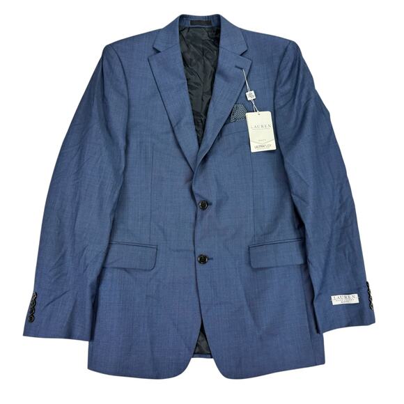 Lauren Ralph Lauren Mens UltraFlex Lipton Slim Fit Suit Jacket Blue 40L